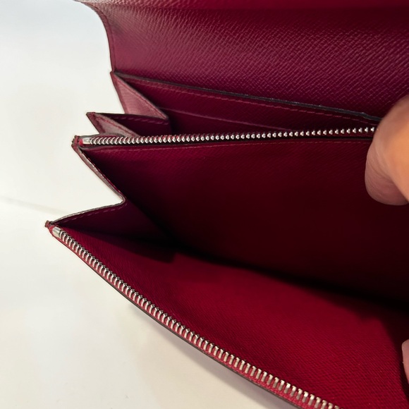 Louis Vuitton Marie Rose Fuchsia Monogram Epi Leather Wallet Clutch - Picture 10 of 16